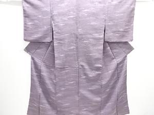 大正ロマン　霞模様織り出しお召着物